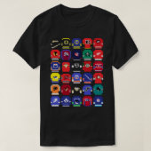 8Bit Hockey Jerseys T-Shirt (Design vorne)