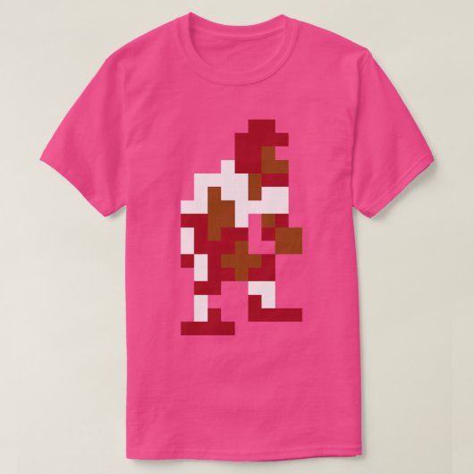 8Bit Linebacker Alabama T-Shirt (Design vorne)