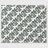 8bit Robin Hood meme T - Shirts Geschenkpapier (Flach)