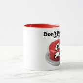 #8Don't Panik Ringer-Tasse Tasse (Zentrum)