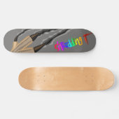 8IN SHREDDING IT DECK SKATEBOARD (Horizontal)
