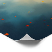 8K Abstract Visions: Modern Textures & Fluid Art Poster (Ecke)