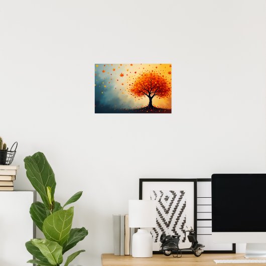 8K Abstract Visions: Modern Textures & Fluid Art Poster (Heimbüro)