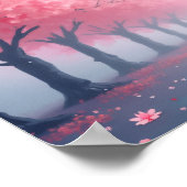 8K Abstrakte Visionen: Moderne Texturen und fließe Poster (Ecke)
