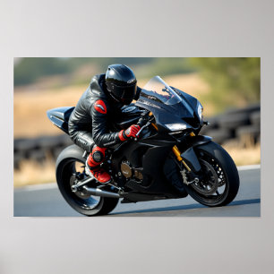 8K MotoGP Elite: Hochgeschwindigkeits-Superbike Di Poster