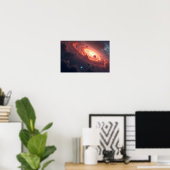 8K Multiverse Horizons: Milky Way & Parallel Dimen Poster (Heimbüro)