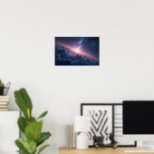 8K Multiversum-Horizonte: Milchstraße & parallele Poster (Heimbüro)