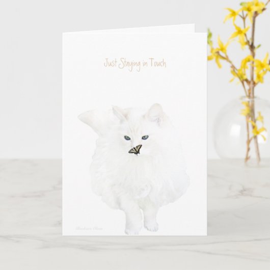 #8Nur in Touch bleibe Karte (Gelbe Blume)