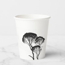 8oz Paper Cup Ideal für kalte und warme Getränke