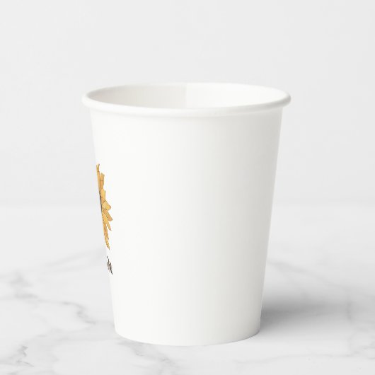 8oz Paper Cup Pappbecher (Links)
