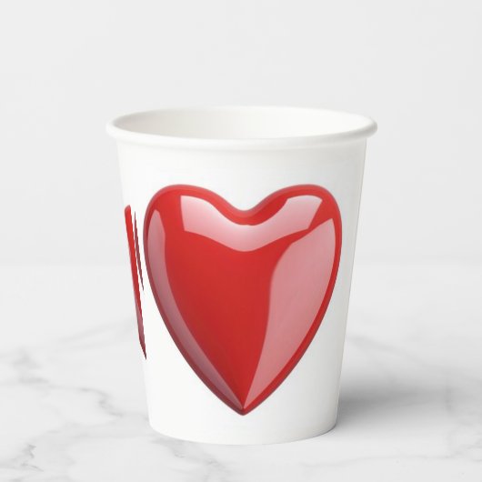 8oz Paper Cup Pappbecher (Rückseite)