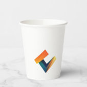 8oz Papier Cup Logo Design. Pappbecher (Links)