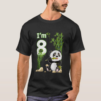 8Th 8 Py Animal Panda T-Shirt