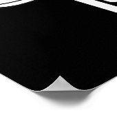 8th Birthday Basketball Player Funny 8 Years Old Poster (Ecke)