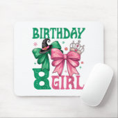 8th Birthday Girl Witch Nk Green 8 Year Old Birthd Mousepad (Mit Mouse)