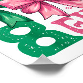 8th Birthday Girl Witch Nk Green 8 Year Old Birthd Poster (Ecke)