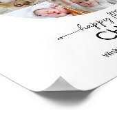 8th Birthday Number 8 Photo Collage Custom Picture Poster (Ecke)