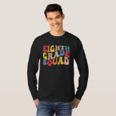 8th Eighth Grade Squad Teacher Back To School Retr T-Shirt (Vorne ganz)
