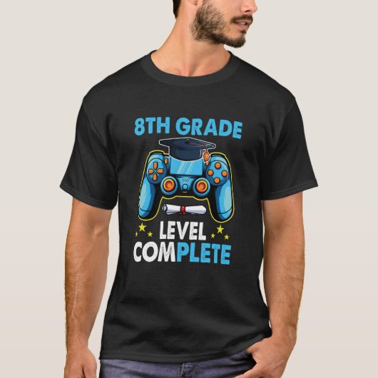 8th Grade Graduation Level Complete Gamer 2023 1 T-Shirt (Vorderseite)