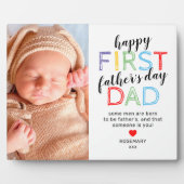 8x10 1. Vatertag Foto Plaque Fotoplatte (Vorderseite)