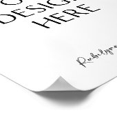 8x10" Benutzerdefinierter Zeichendruck, Eigenes De Poster (Ecke)