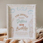 8x10 Cowboy Time Kapselunterschrift