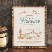 8x10 Cowboy Time Kapselunterschrift