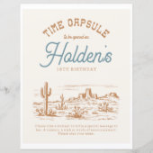 8x10 Cowboy Time Kapselunterschrift (Vorderseite)