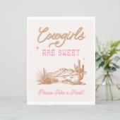 8x10 Cowgirls sind Sweet Western Sign (Stehend Vorderseite)