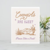 8x10 Cowgirls sind Sweet Western Sign (Stehend Vorderseite)