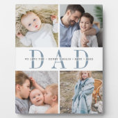 8x10 Custom "Vater" Vatertag Kinder FotoCollage Fotoplatte (Vorderseite)