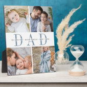 8x10 Custom "Vater" Vatertag Kinder FotoCollage Fotoplatte (Seite)