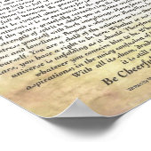 8x10 Desiderata Gedicht & andere Größen auch! Poster (Ecke)