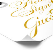 8x10 Geblüht Unterschreiben Unser Gästebuch für Fr Fotodruck (Ecke)