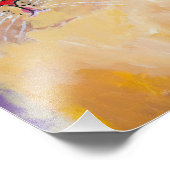 8x10 Ginger Cat Print Fotodruck (Ecke)