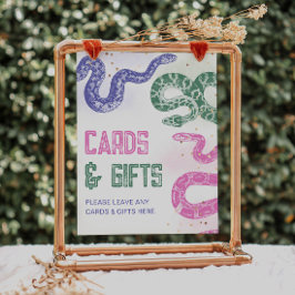 8x10 Girly Snake Cards & Gifts Sign