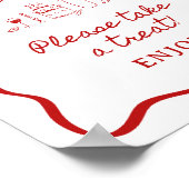 8x10" Handgeschriebene Bridal-Favoriten an der Gre Poster (Ecke)