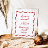 8x10" Handgeschriebene Bridal-Favoriten an der Gre Poster