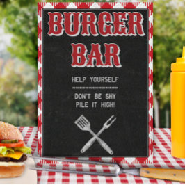 8x10 Hintergrundinformationen GRILLEN Birthday Bur Poster