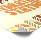 8x10 Hydratation Station Boho Woodland Bären Gebur Poster (Ecke)