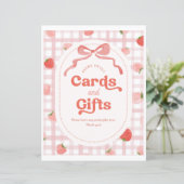 8x10 Inch Berry Cards & Gifts Zeichen (Stehend Vorderseite)