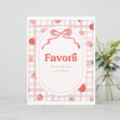 8x10 Inch Berry Gastgeschenke signieren (Stehend Vorderseite)