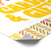 8x10 Karten & Geschenke Boho Woodland Fox Geburtst Poster (Ecke)