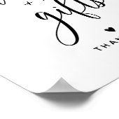 8x10" Karten und Geschenke-Zeichen Poster (Ecke)