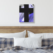 8x10" Lavendel Moon Trend Abstrakt Art Violet Leinwanddruck (Insitu (Schlafzimmer))