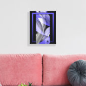 8x10" Lavendel Moon Trend Abstrakt Art Violet Leinwanddruck (Insitu (Wohnzimmer))
