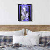 8x10" Lavendel Moon Trend Abstrakt Art Violet Leinwanddruck (Insitu (Schlafzimmer))