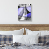 8x10" Lavendel Moon Trend Abstrakt Art Violet Leinwanddruck (Insitu (Schlafzimmer))