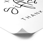 8x10" Moderne Minimalistische Karten und Geschenke Poster (Ecke)