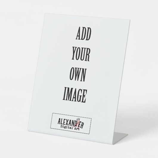 8x10 Party, Dusche oder Hochzeit Sockelschild (Vorderseite)